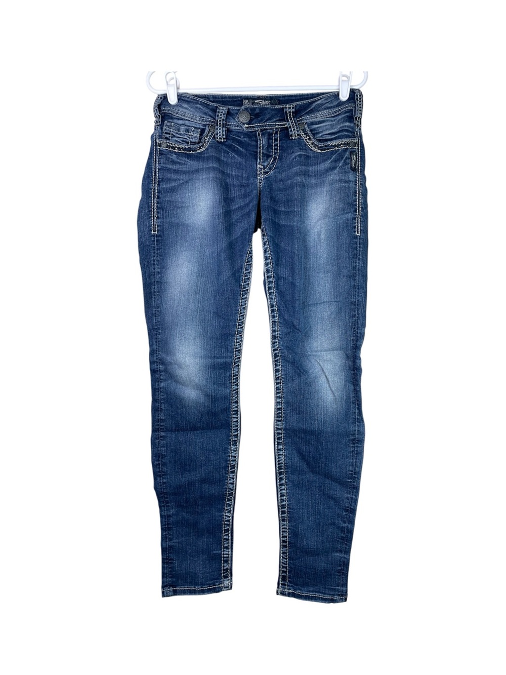 Silver Jeans Dark Wash Tuesday Skinny Jeans Women’s Size W25